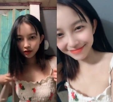 Em xinh nhất vạch áo khoe bộ ngực