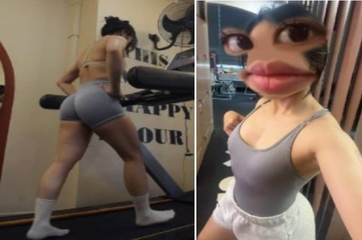 Thấy anh chàng đẹp trai ngủ say sưa sau buổi tập thể hình