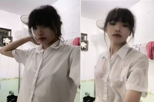 Nữ sinh tắm sexy, quá gợi cảm